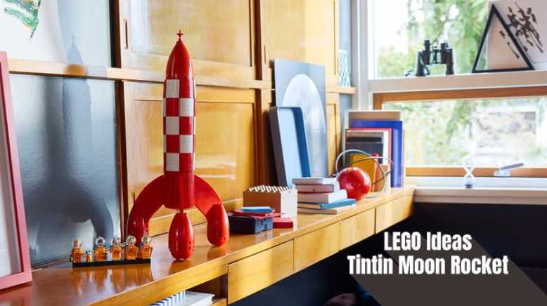 LEGO Ideas 21367 Tintin Moon Rocket Available to Pre-Order Now – Launching April 2026 Image