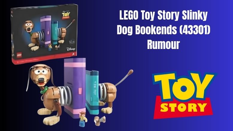 LEGO Toy Story Slinky Dog Bookends (43301) Rumoured for May 2026 – First Details Image