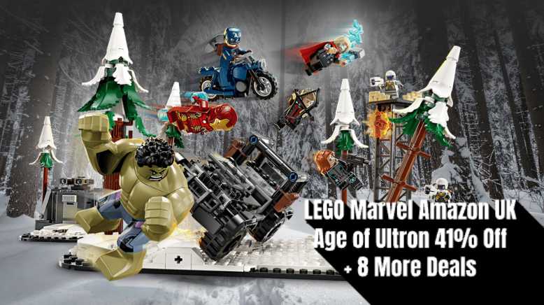 LEGO Marvel Amazon UK - Age of Ultron 41% Off + 8 More Deals Image