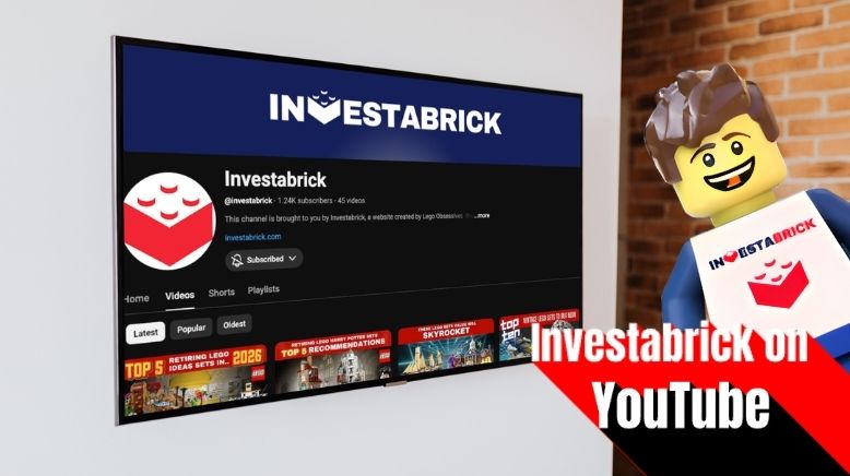 Follow Investabrick on YouTube – LEGO News, Reviews & Investment Insights Image
