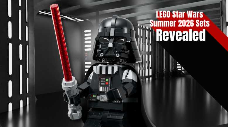 LEGO Star Wars Summer 2026 Sets Revealed – Imperial Shuttle, Darth Vader & AT-RT Helmet Image
