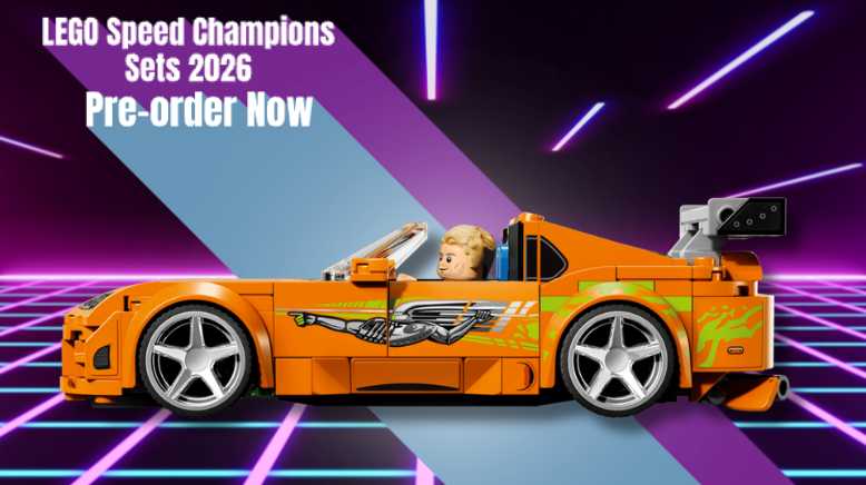 LEGO Speed Champions 2026 Pre-Orders – Toyota Supra, Ferrari 499P & Jaguar Sets Revealed Image
