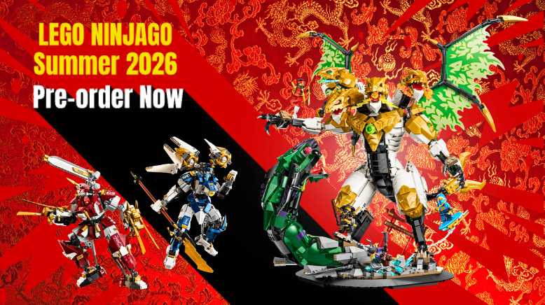 LEGO NINJAGO Summer 2026 Pre-Orders Live Now – Dragons Rising & Legends Sets Revealed Image