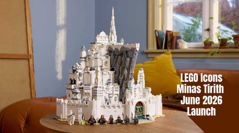 LEGO Icons 11377 Minas Tirith Launches June 2026 – Biggest Lord of the Rings Set Ever Image