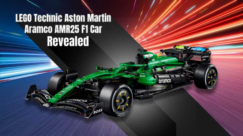 LEGO Technic Aston Martin Aramco AMR25 F1 Car Revealed for Summer 2026 Image