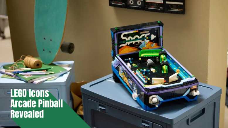 LEGO Icons Arcade Pinball Machine Revealed – Retro Gaming Meets LEGO Space Image