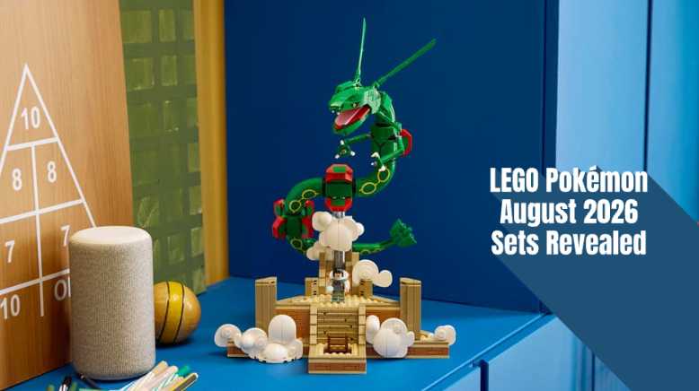 LEGO Pokémon Rayquaza, Arcanine and Munchlax Revealed for August 2026 Image