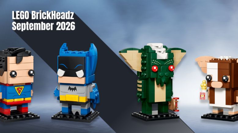 LEGO BrickHeadz September 2026 – Superman, Batman, Gizmo & Stripe Investment Analysis Image