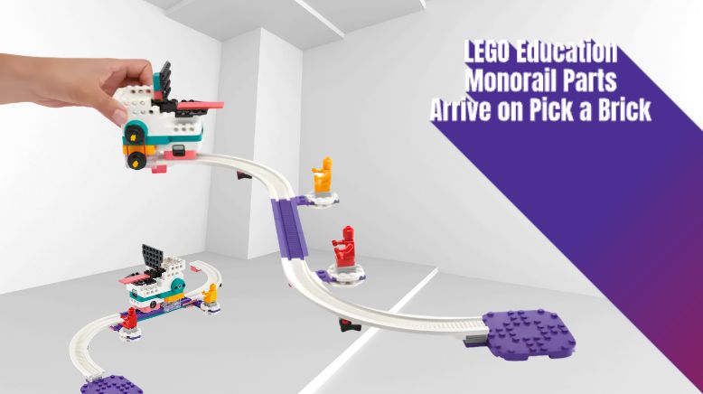 LEGO Education Monorail Parts Arrive on Pick a Brick – What It Means for Classic LEGO Monorail Values Image