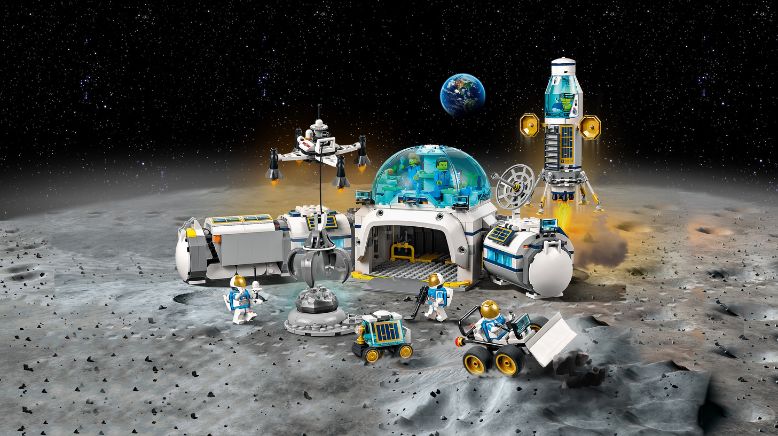 60350 LEGO City Lunar Research Base | Get set for LEGO Space Galactic Adventures with this LEGO City Lunar Research Base Image