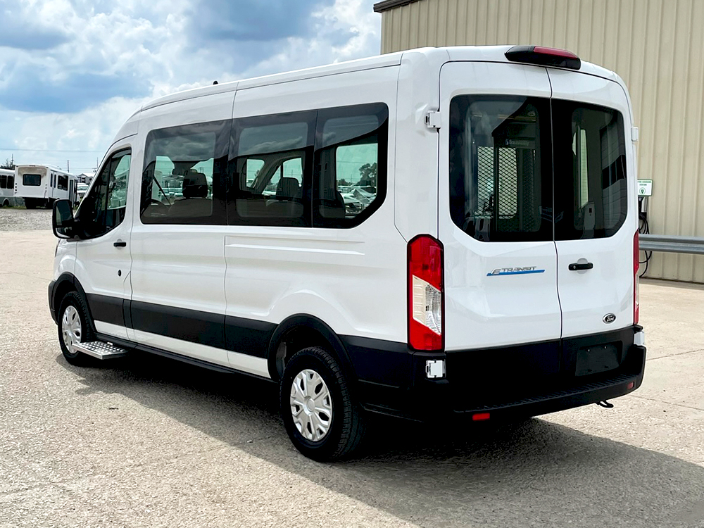 2022 Ford E-Transit Passenger Van 4&2 driver's side rear of van