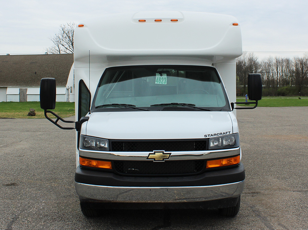 2023 Starcraft Allstar 22 14& Chevy front view of bus