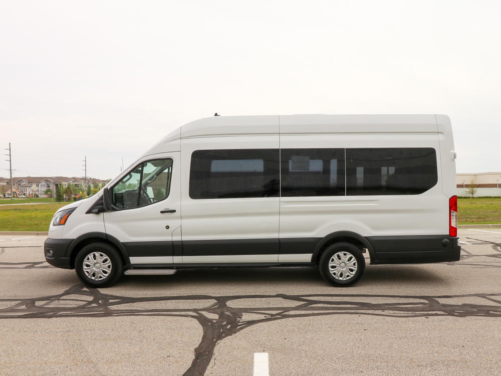 2023 Ford E-Transit Gamechanger driver side