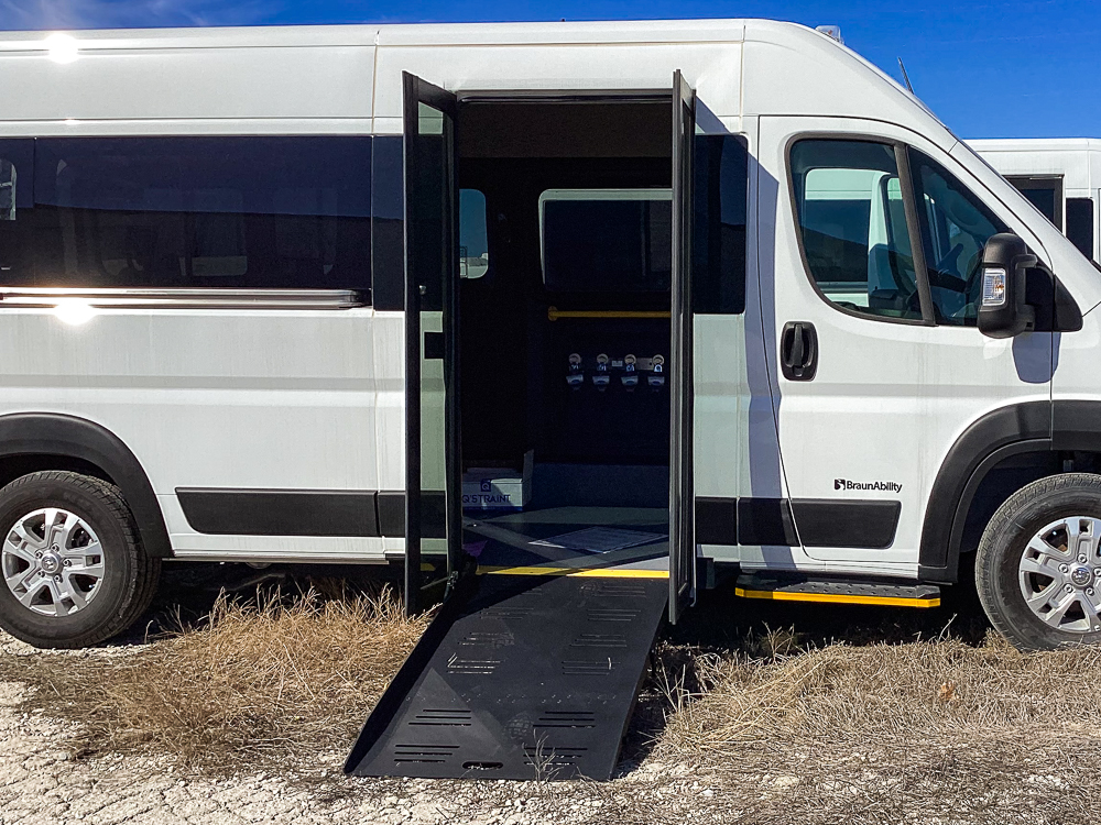 2023 BraunAbility RAM ProMaster 3500 8&2