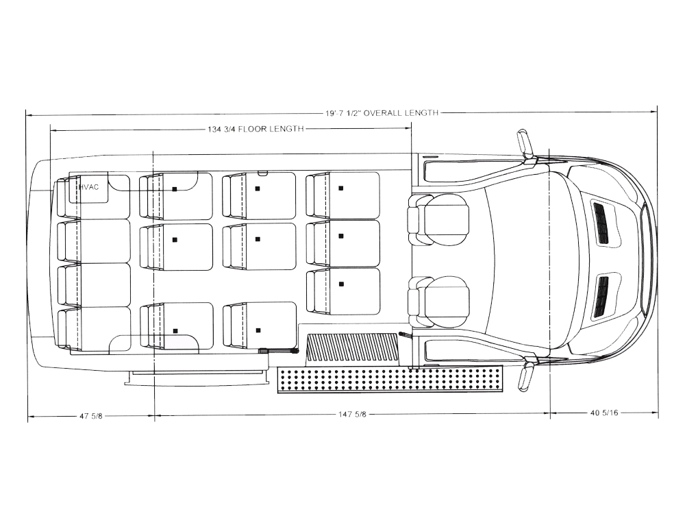 2023 Forest River Transit 14&0 (Gas) Floorplan