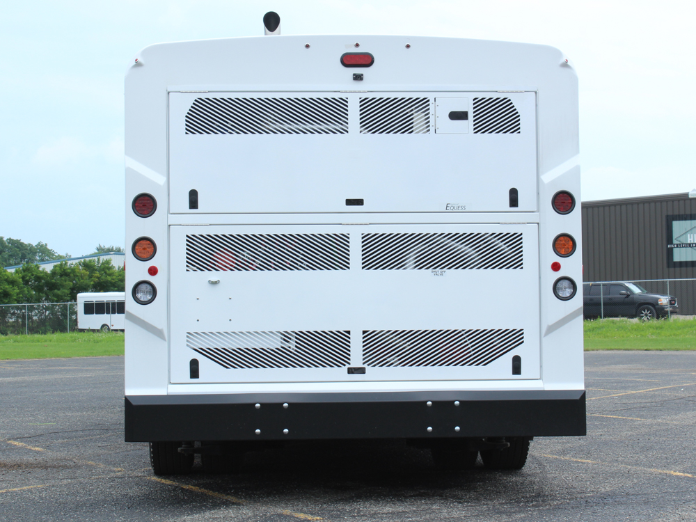 ARBOC Spirit of Equess view of rear of bus