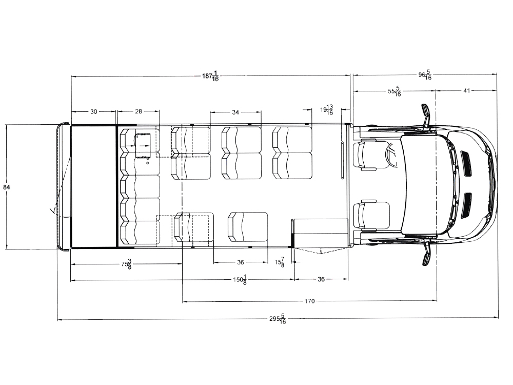 2023 Starcraft Starlite 24 14&0 MB Sprinter floorplan