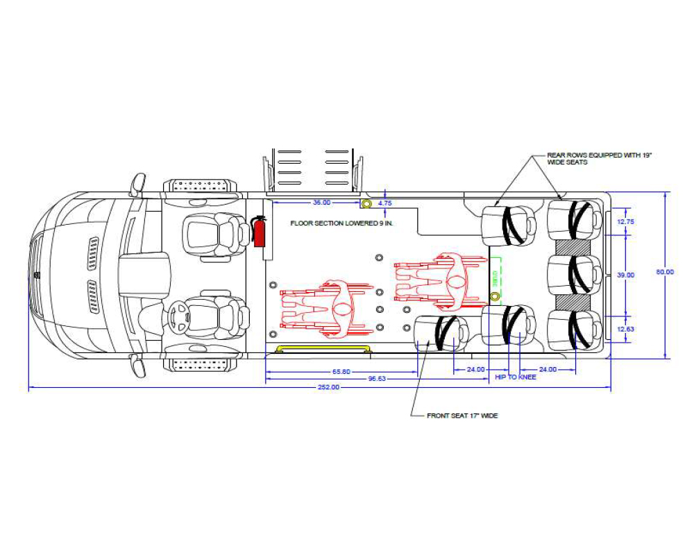 2022 BraunAbility RAM ProMaster 7&2 floorplan