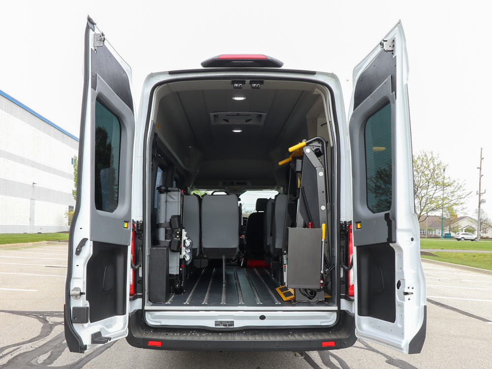 2023 Ford E-Transit Gamechanger rear door open closer