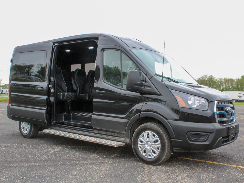 2023 Ford E-Transit Executive Van door open