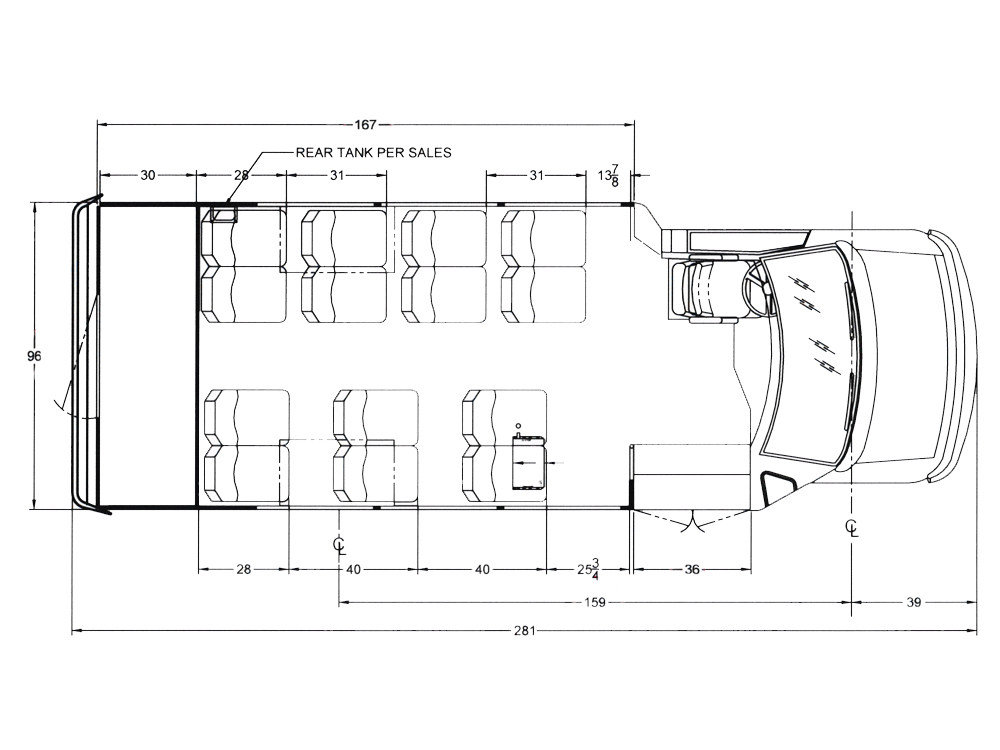 2023 Starcraft Allstar 22 14&0 Chevrolet 4500 floorplan