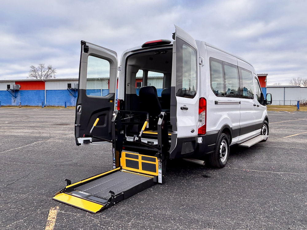 2023 Ford Transit Passenger Van 4&2 Rear Ramp