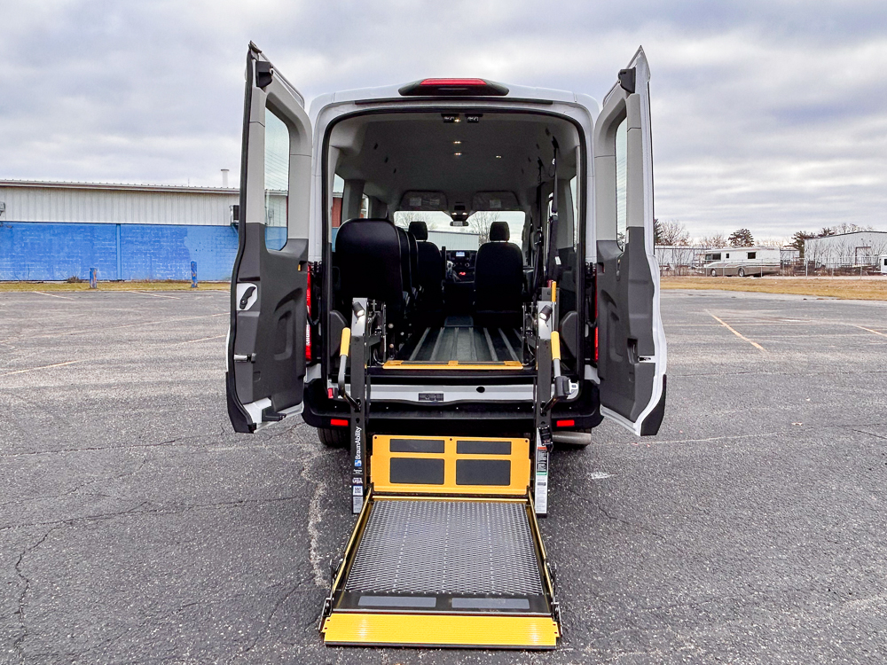 2023 Ford Transit Passenger Van 4&2 Rear Ramp