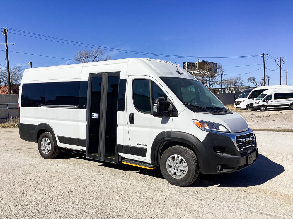 2023 BraunAbility RAM ProMaster 3500 8&2