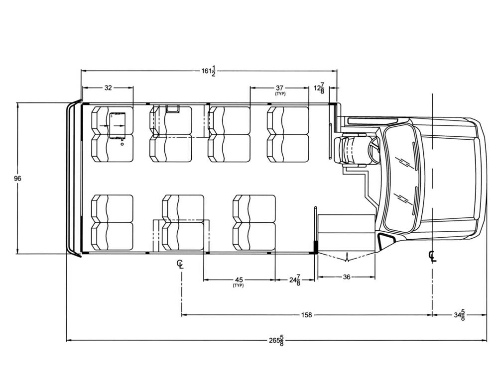 2024 Starcraft Allstar 20 14&0 Ford E450 floorplan