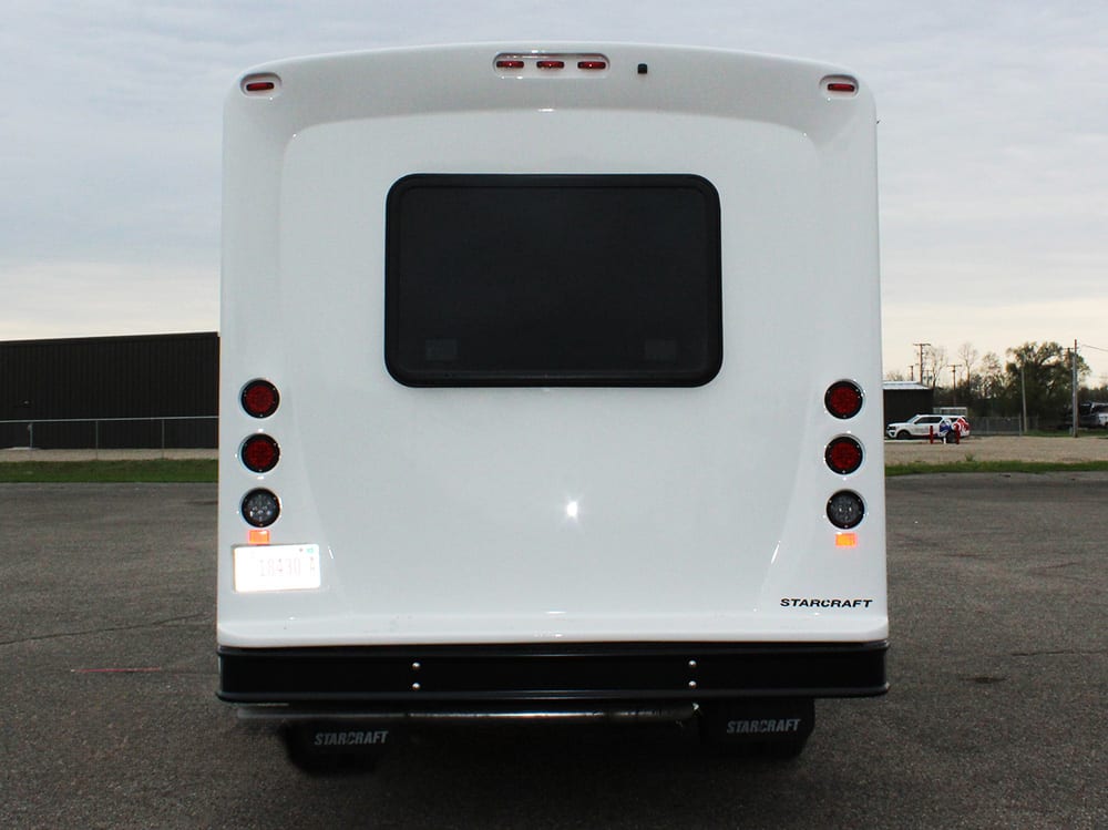 2023 Starcraft Allstar 22 14& Chevy rear view of bus