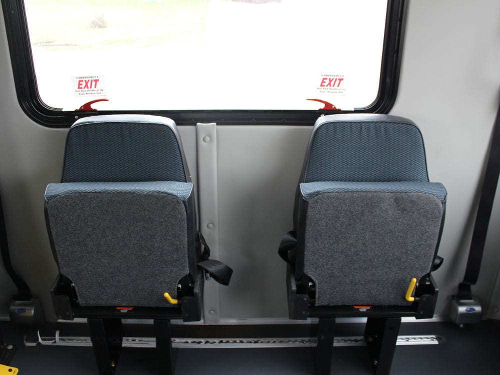 2023 Starcraft Allstar 22 14& Chevy interior view close up of seats folded