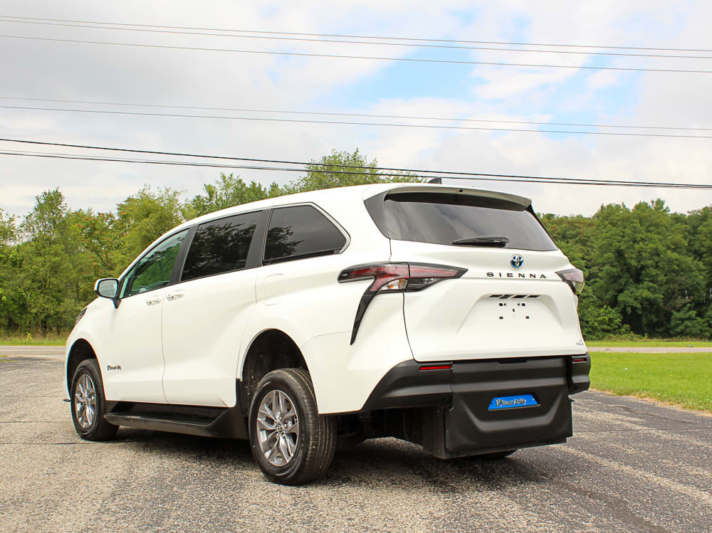 2023 BraunAbility Sienna LE Rear Entry rear driver side