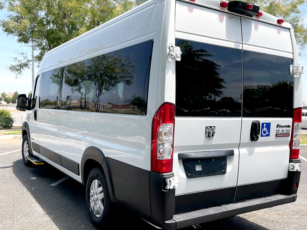 2022 BraunAbility ProMaster 3500 rear driver side