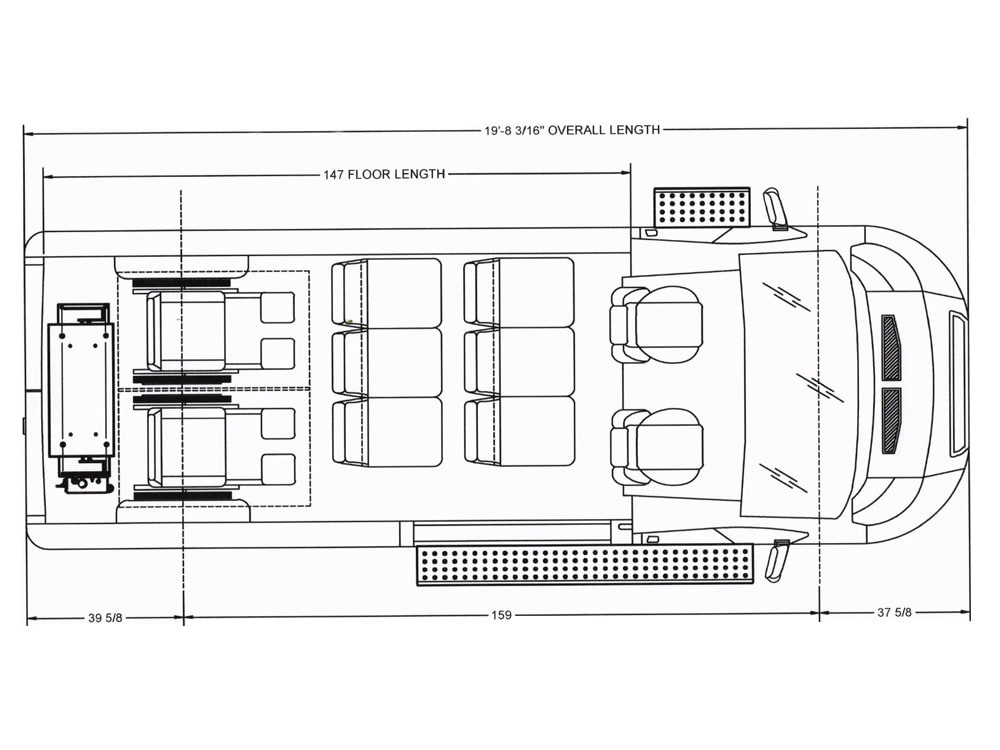 Forest River RAM ProMaster 7&2 floorplan