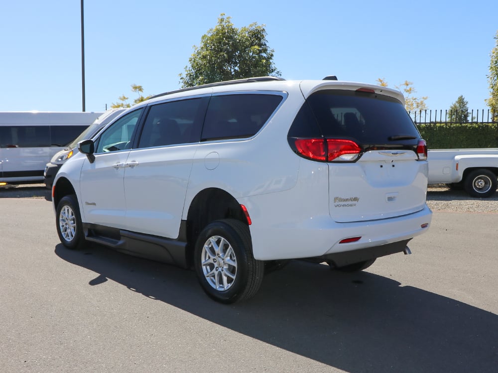 2021 BraunAbility Chrysler Voyager LX side Entry Gas 4&1 drivers side rear