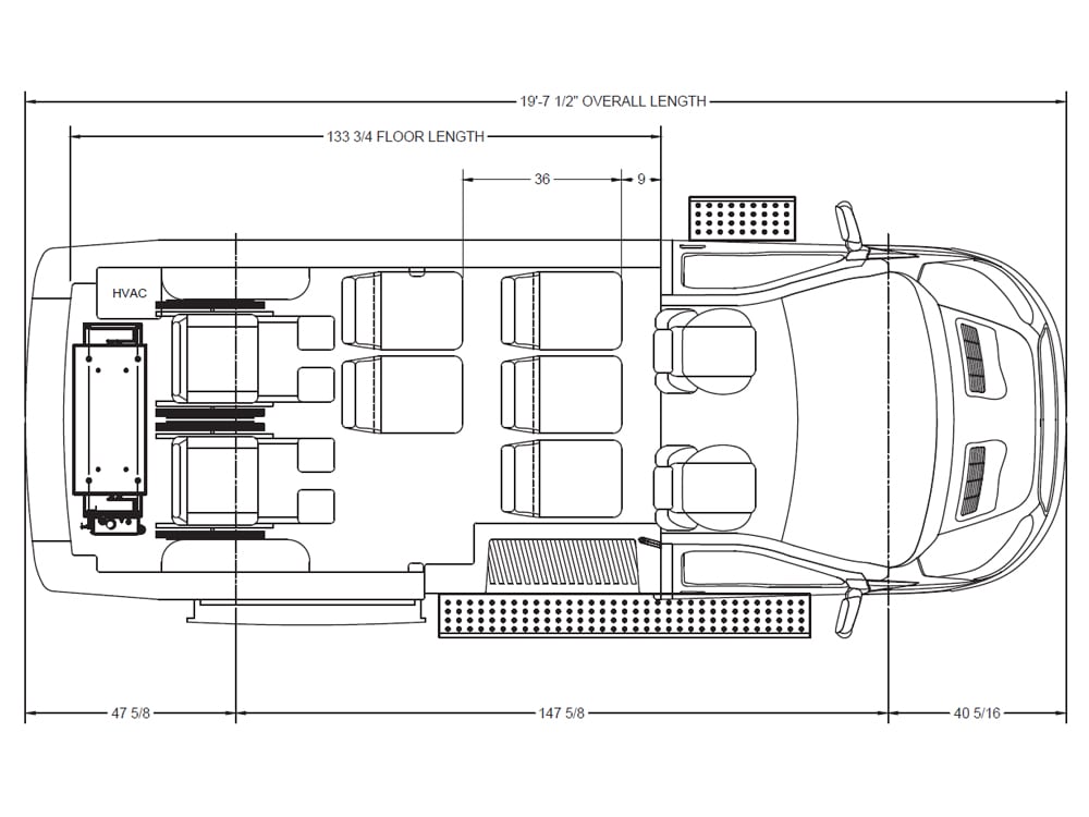 2023 Forest River E-Transit 6&2 floorplan