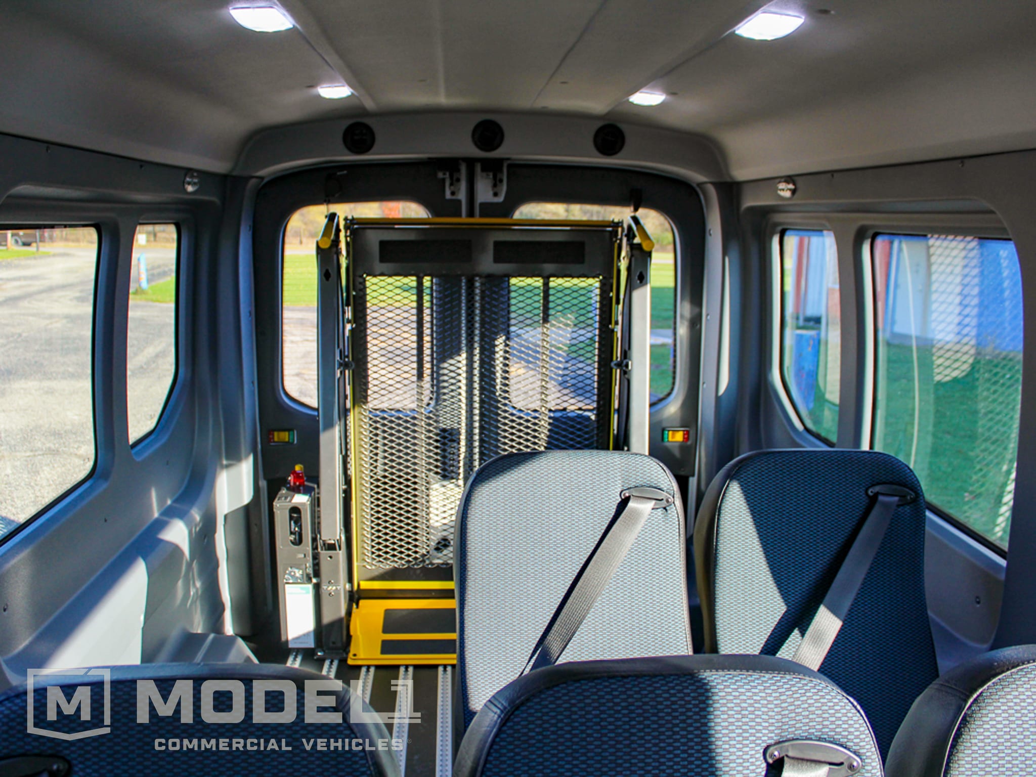 2023 Ford E-Transit Full Size Passenger Van Interior Front
