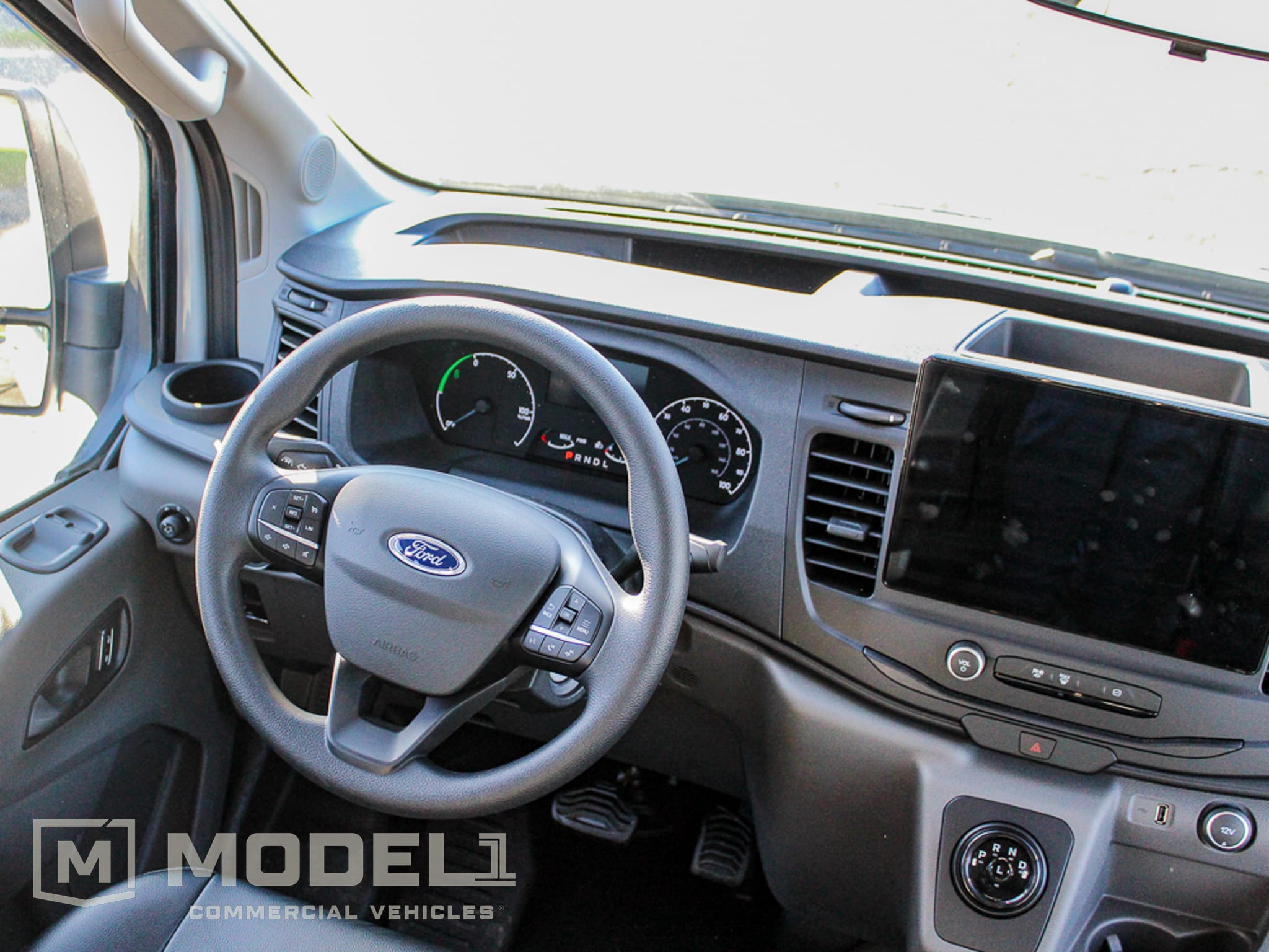 2023 Ford E-Transit Full Size Passenger Van Driver Dash