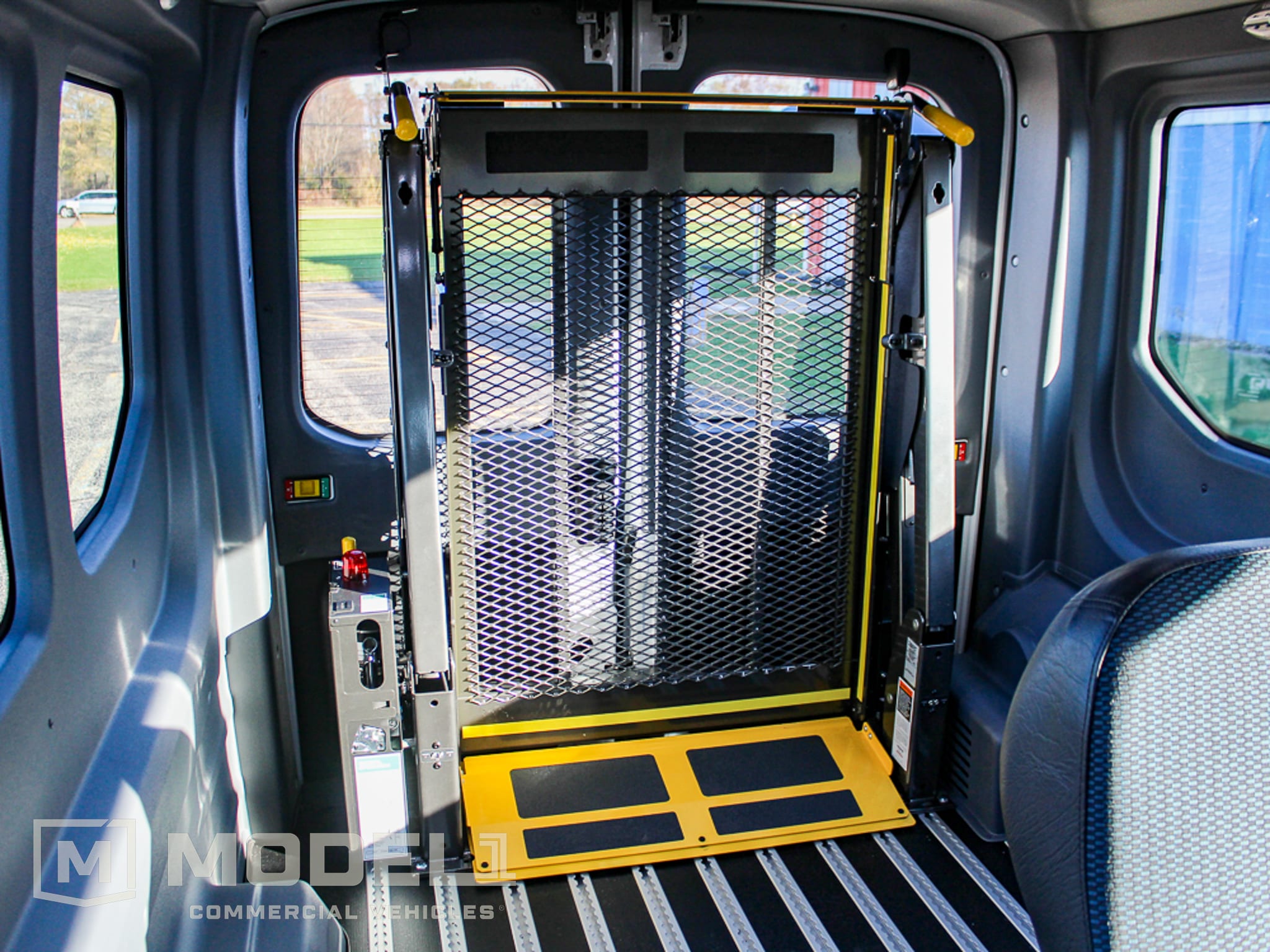 2023 Ford E-Transit Full Size Passenger ADA Ramp Closed