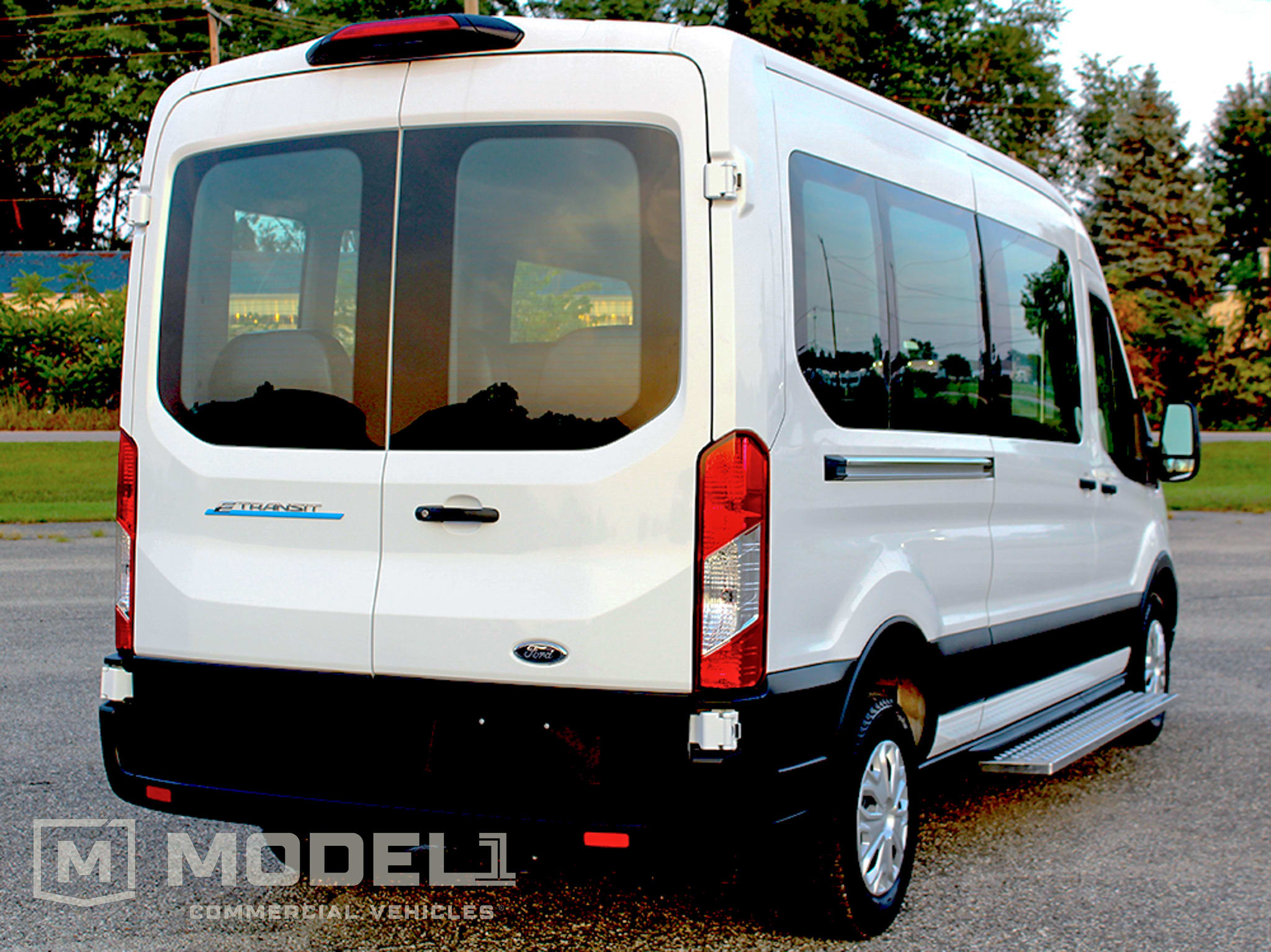 2022 Ford E-Transit Full Passenger Van Passenger Rear