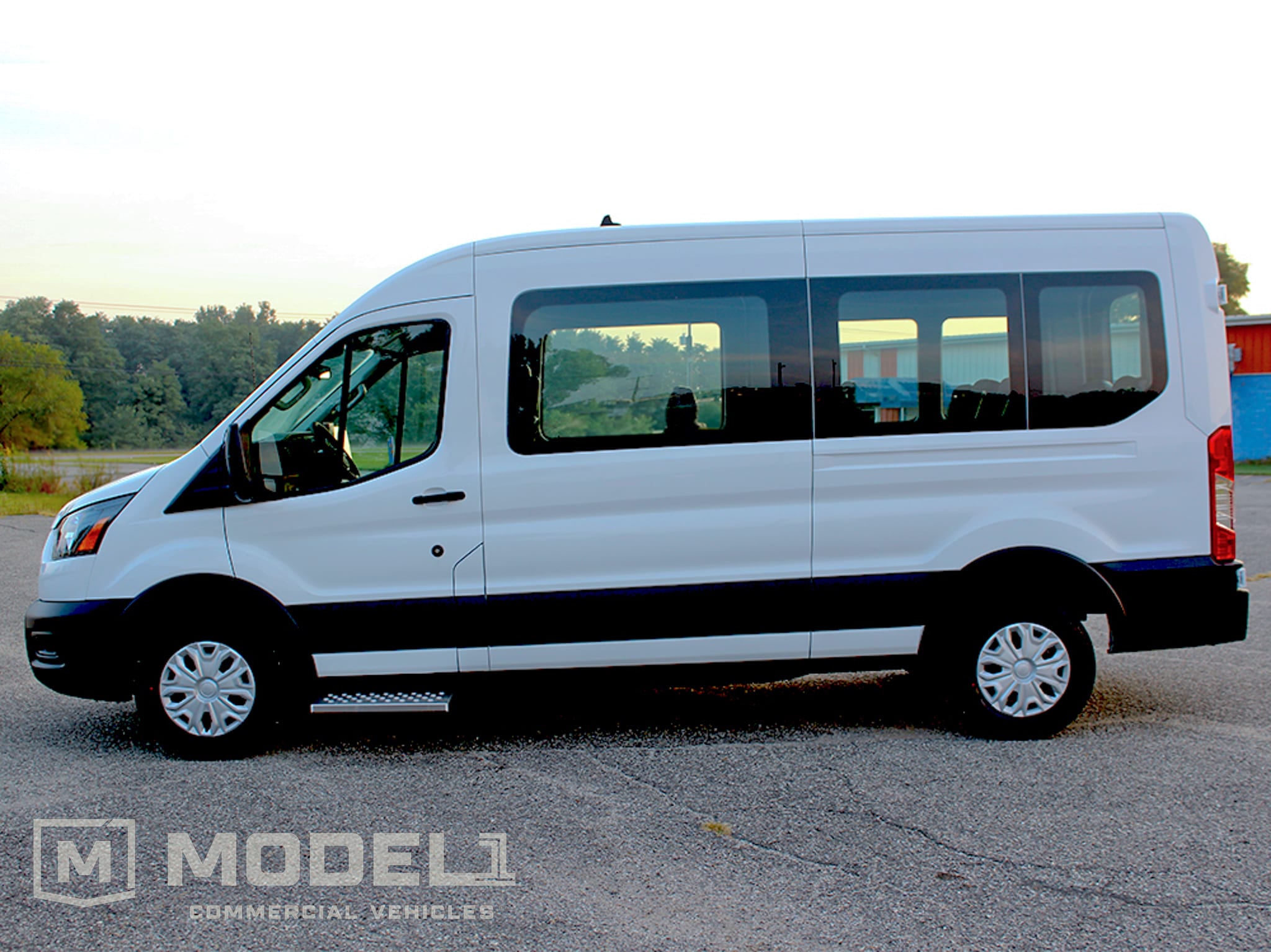 2022 Ford E-Transit Full Passenger Van Driver Side