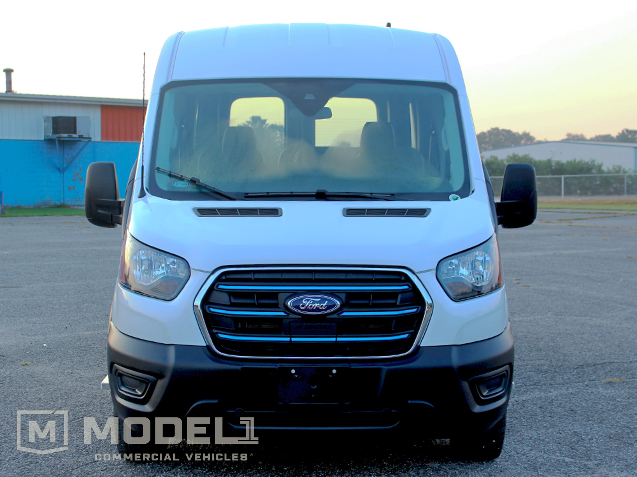 2022 Ford E-Transit Full Passenger Van Front