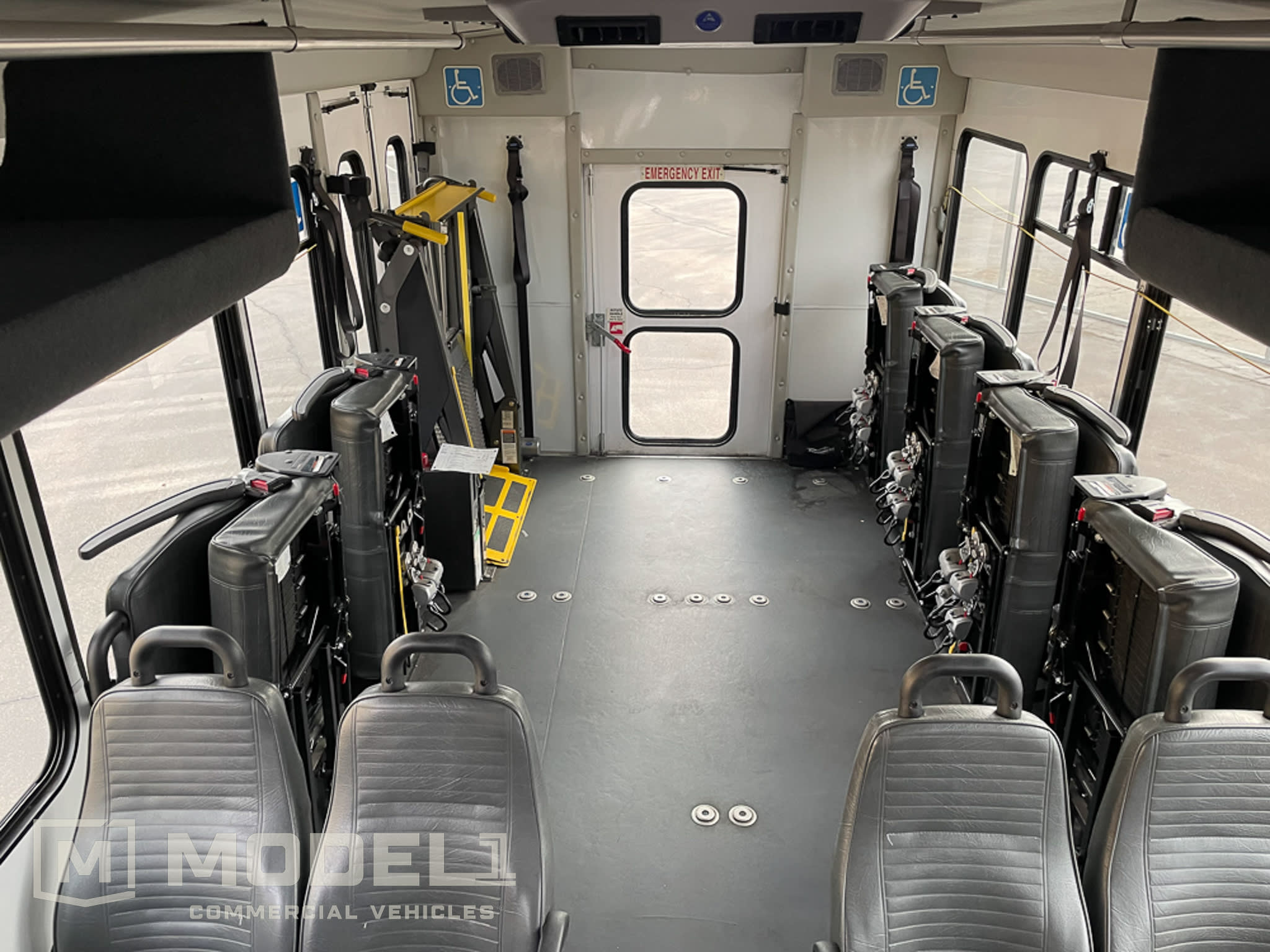 2018 StarTrans President Shuttle Bus ADA Interior Back