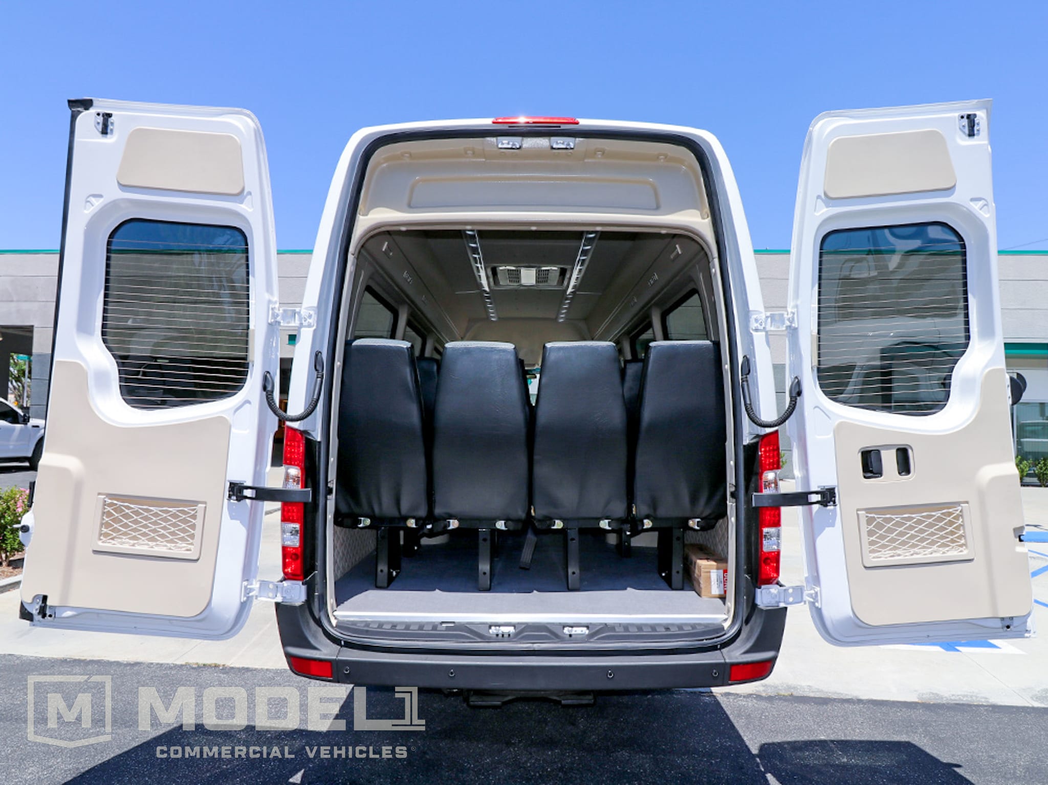 2019 GreenPower EV Star Rear Open