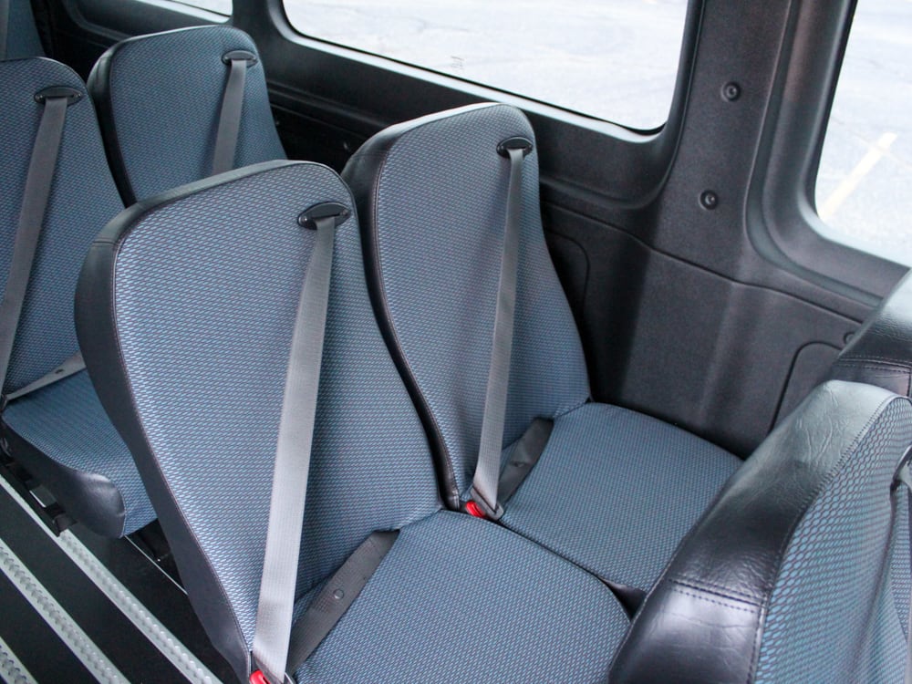2023 Forest River RAM ProMaster 3500 interior seats close up