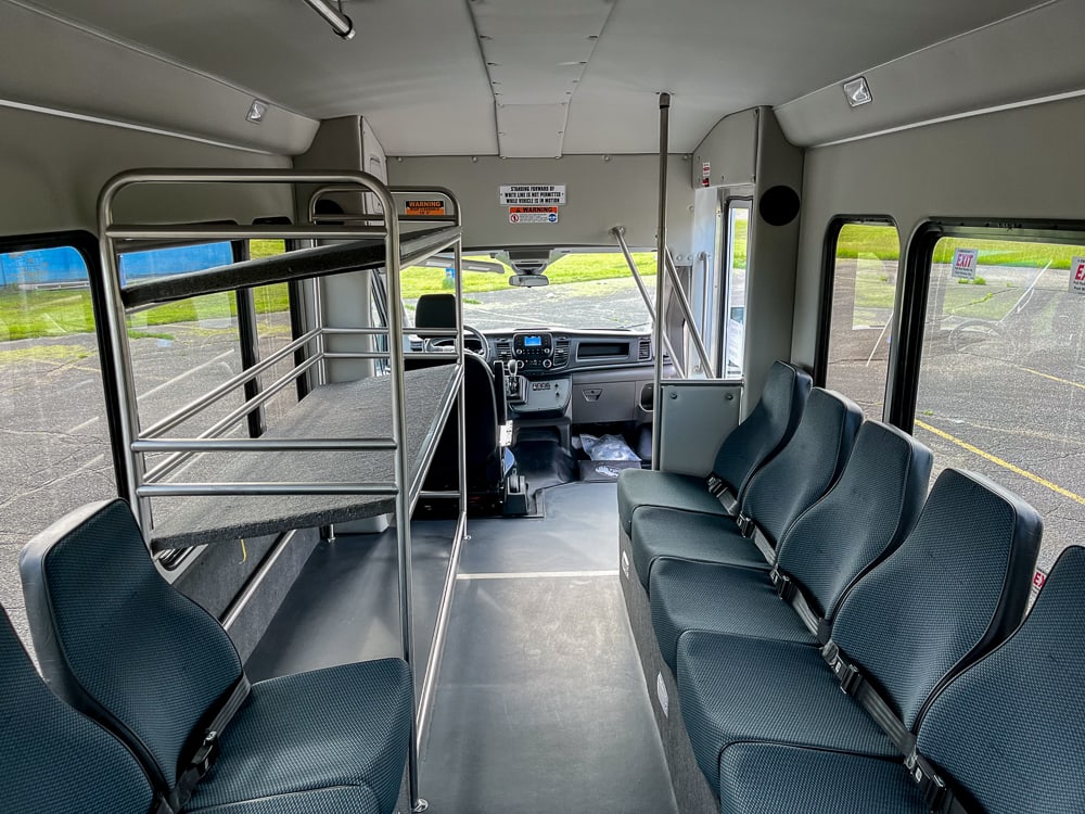2023 Starcraft Starlite 22 14&0 Ford Transit Perimeter seating & Interior luggage