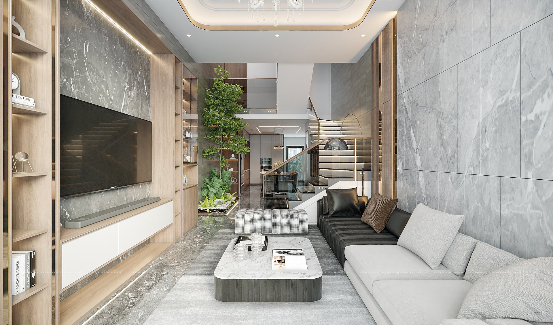 Thi công nội thất nhà phố - Greenlahome