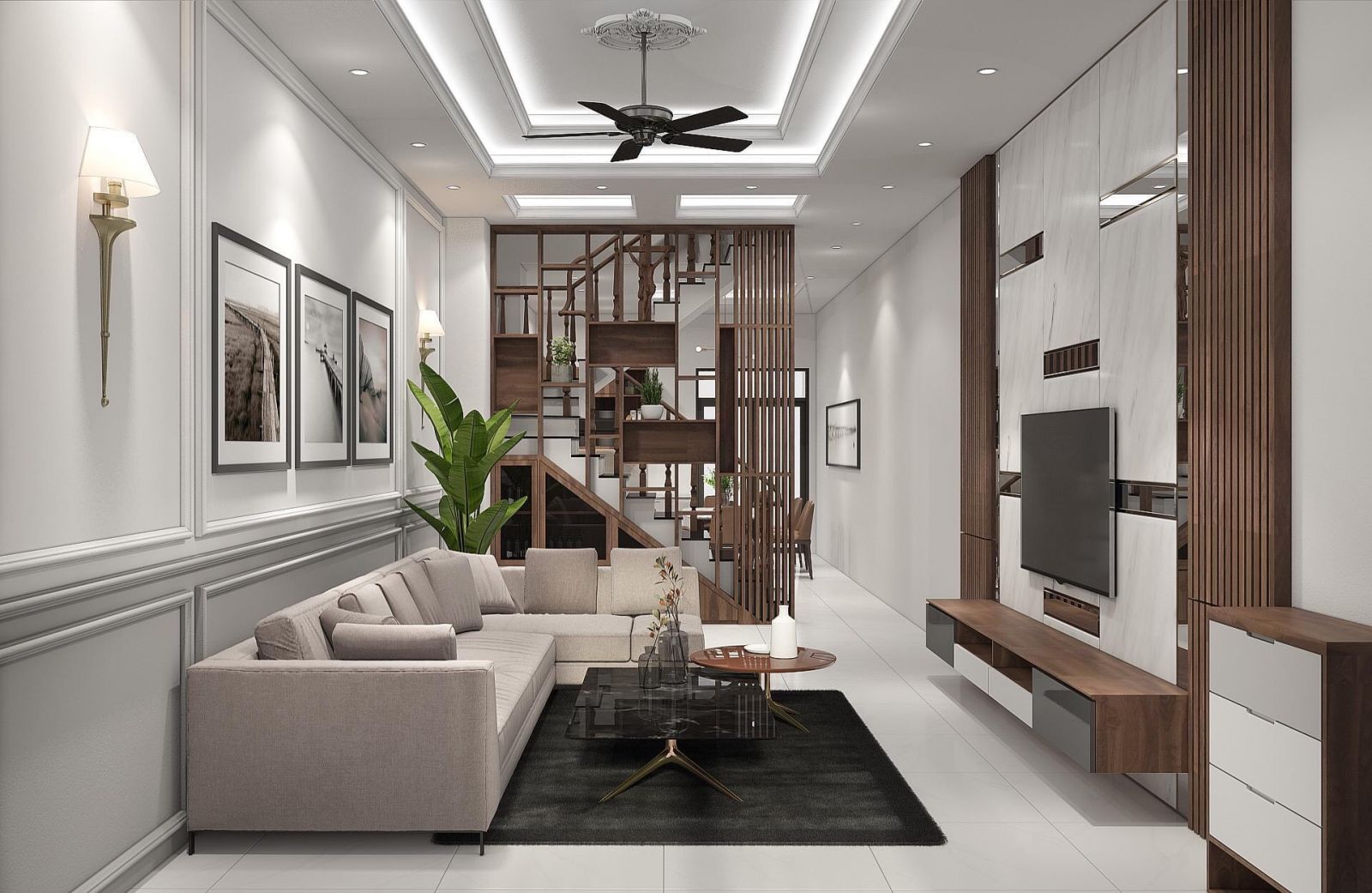 Thi công nội thất nhà phố - Greenlahome