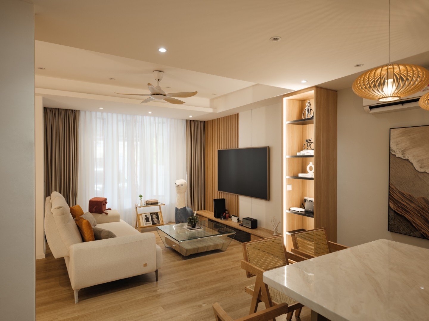 Nội thất phòng khách chung cư