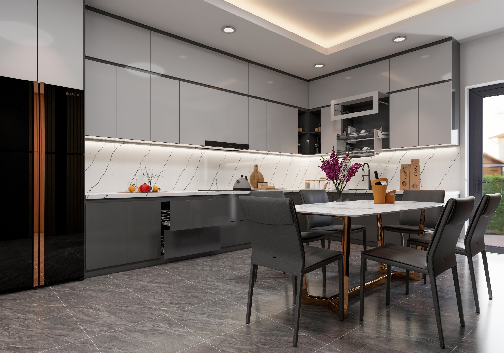 Xu hướng thi công nội thất phòng bếp 2026